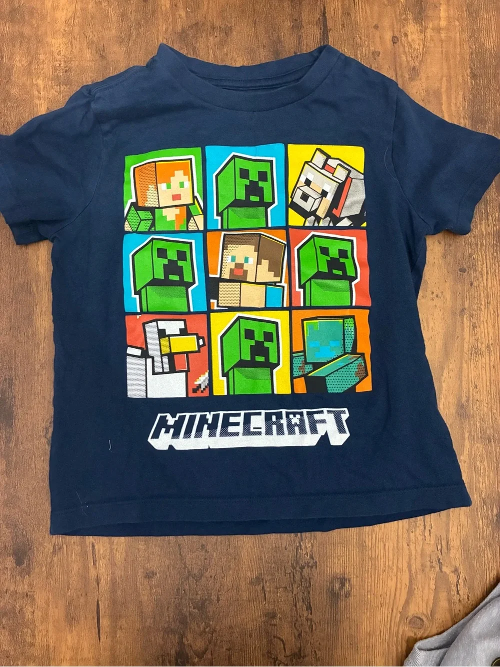 Two Boy’s XS Minecraft Graphic Tees